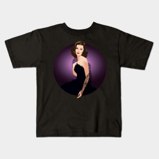 Gene Tierney Kids T-Shirt